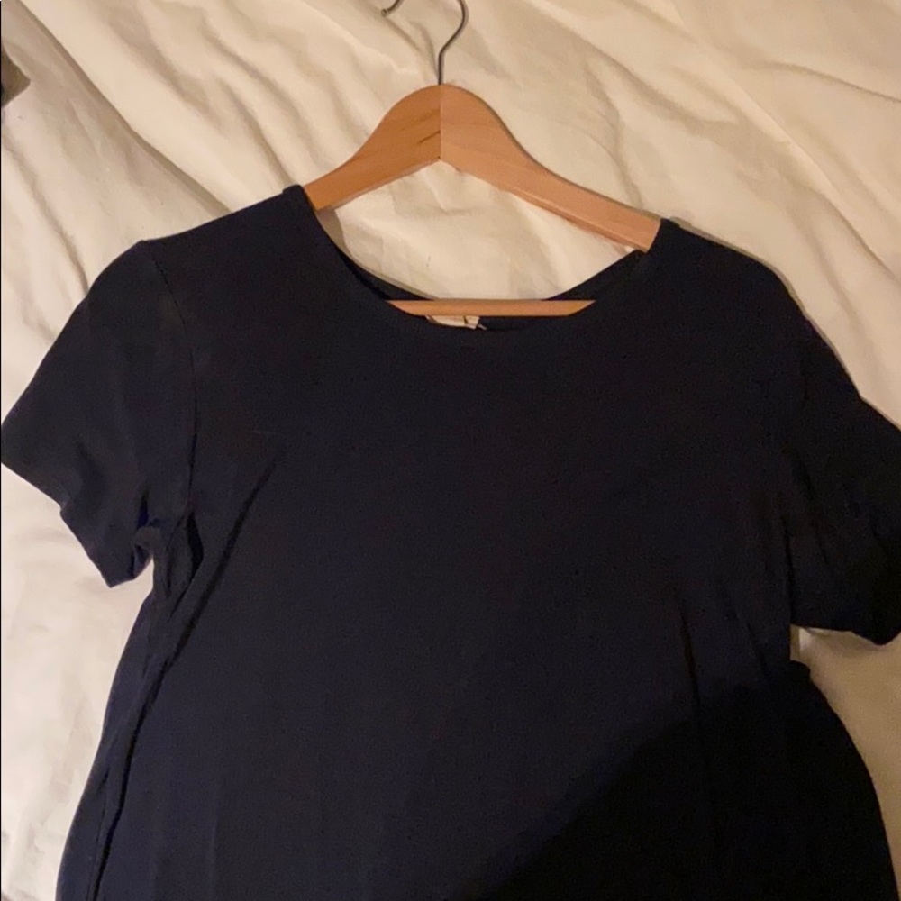 Dark blue tshirt dress
